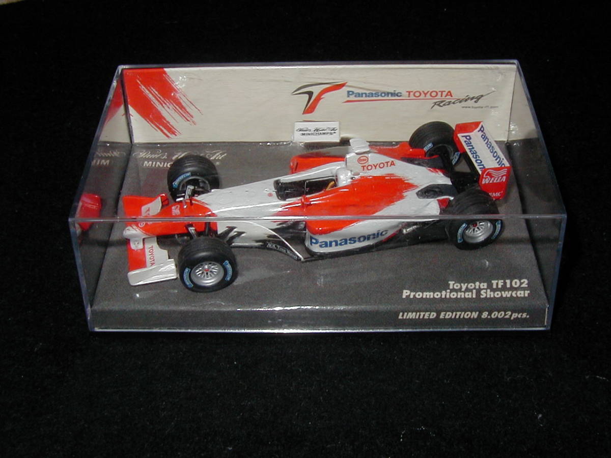 Paul's Model Art MINICHAMPS ミニチャンプス1/43 トヨタ TF102プロモーショナル ショーカー TOYOTA TF102 PROMOTIONAL SHOWCAR F1拍卖