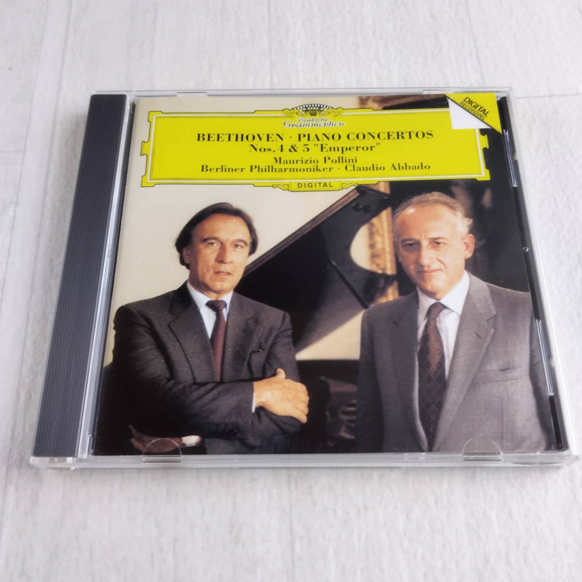 1MC10 CD ポリーニ ベートーヴェン ピアノ協奏曲第4番&第5番拍卖