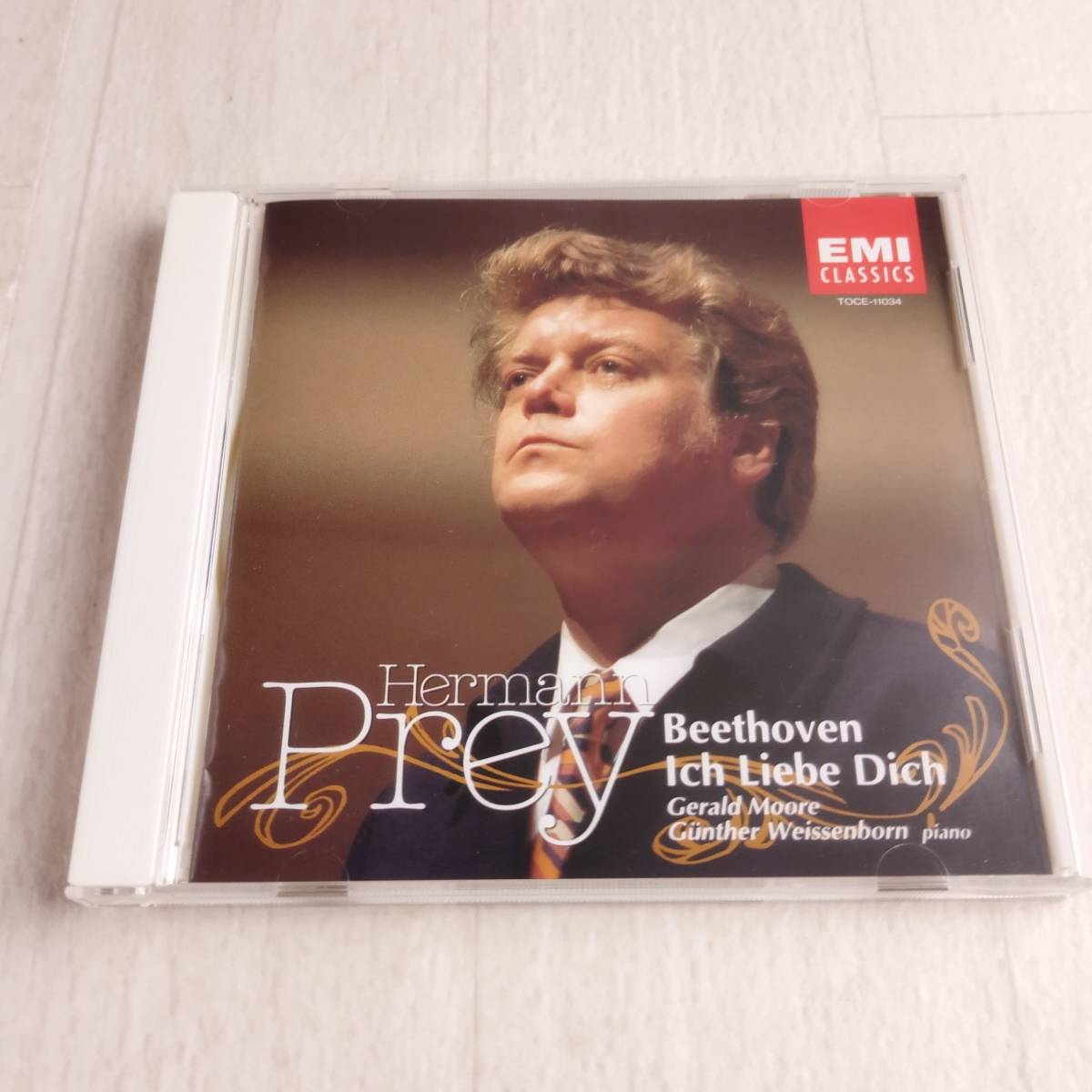 1MC11 CD ヘルマン・プライ ギュンター・ワイセンボルン きみを愛す ベートーヴェン 歌曲集拍卖