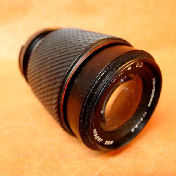 b227 Tokina SD 70-210 1:4-5.6 カメラレンズ マニュアルフォーカス サイズ:直径約5.2cm 高さ約10.5cm/60拍卖