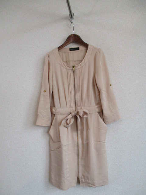 GREENLABELRelaxingピンクベージュスプリングコート(USED)31619MP拍卖