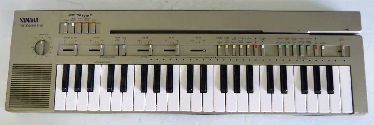 ☆YAMAHA ヤマハ キーボード Porta Sound【PC-100】ケース付 USED品☆拍卖