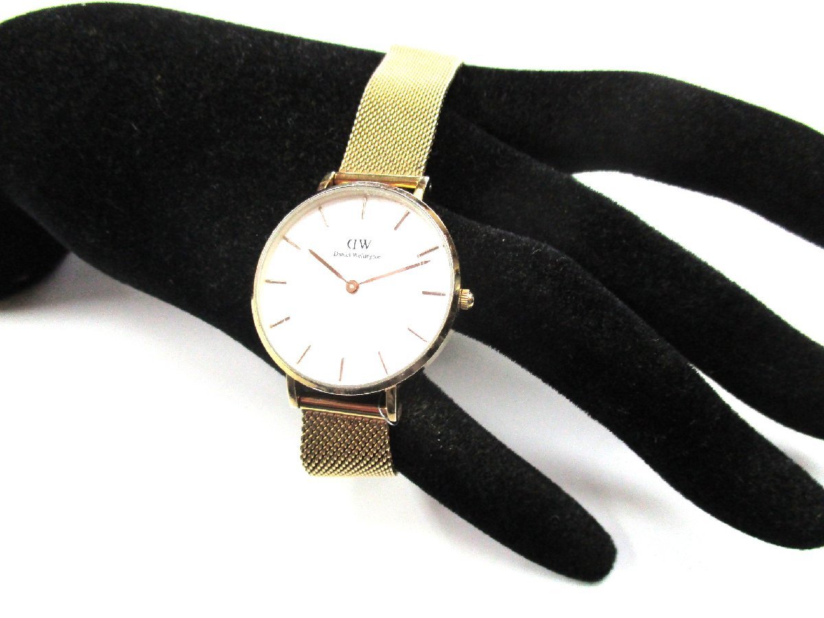 ★とちぎ屋!【DW】ダニエル・ウェリントン ペティットコレクションクラシック PETITE EVERGOLD B32R1 腕時計★拍卖