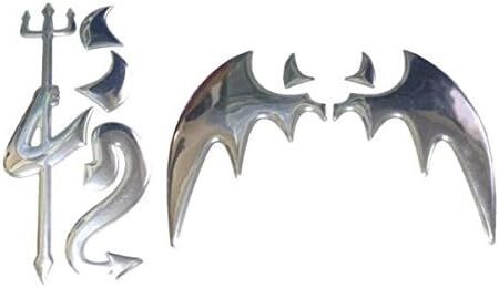 ★★ 3D エンブレム ステッカー 小悪魔 & 蝙蝠 拍卖