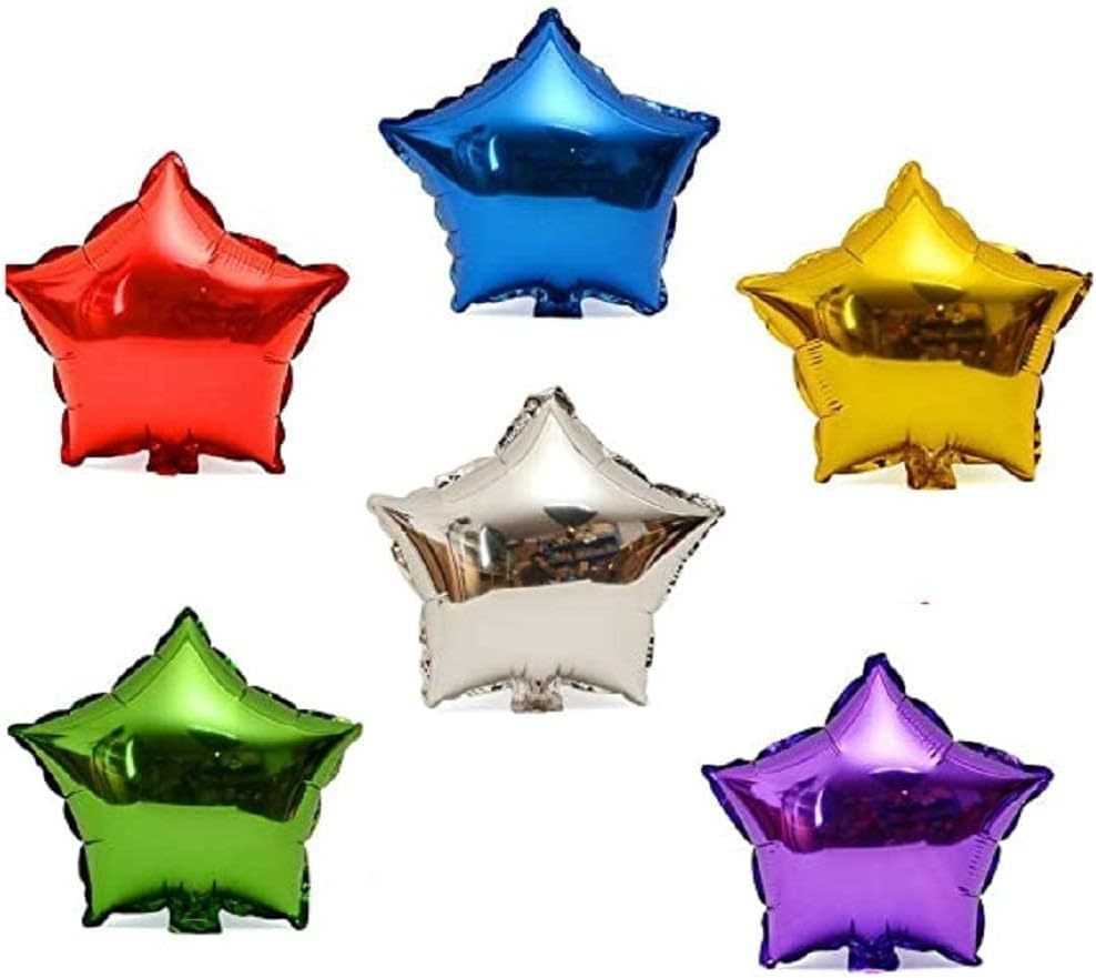 ★★星形 アルミバルーン 6色セット 45.5cm アルミ風船拍卖