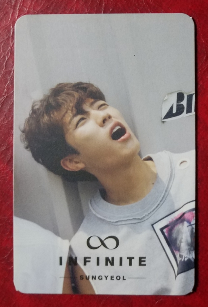 INFINITE ソンヨル Reality トレカ 即決 トレーディングカード Sungyeol 韓国盤 フォトカード 5th Mini Album拍卖
