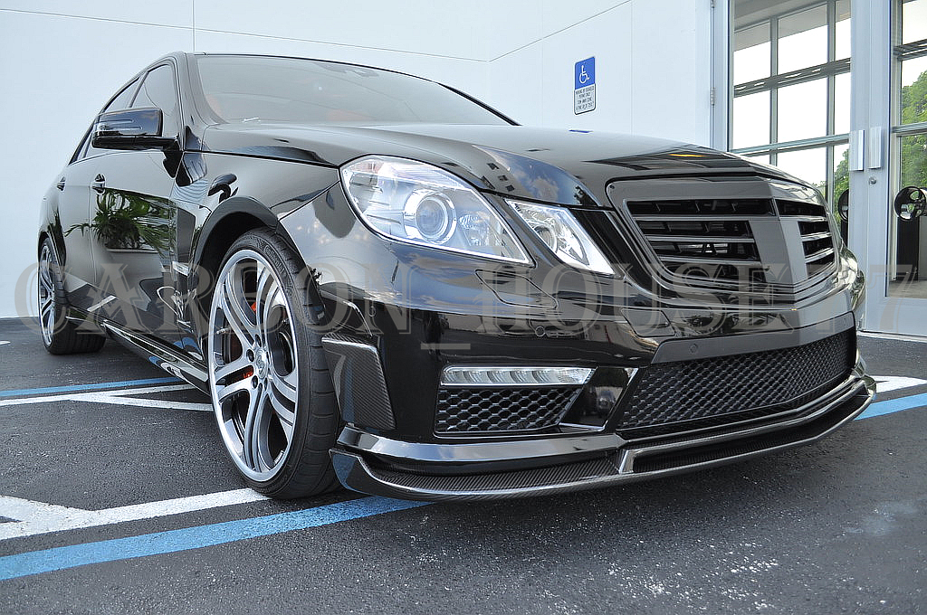 ★BENZ W212 前期 E63 AMG フロント リップ スポイラー B型 FRP製★各社メーカ純正色塗装込★ 2009-2013☆.拍卖