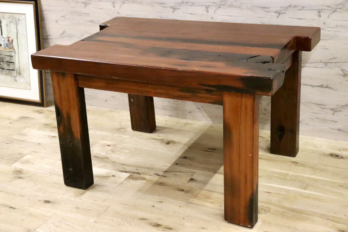 GMGK473○アカシア 無垢材 ダイニングテーブル 食卓テーブル 作業台 机 アジアン 民芸家具 ヴィンテージ リゾート バリ 店舗什器 激重拍卖