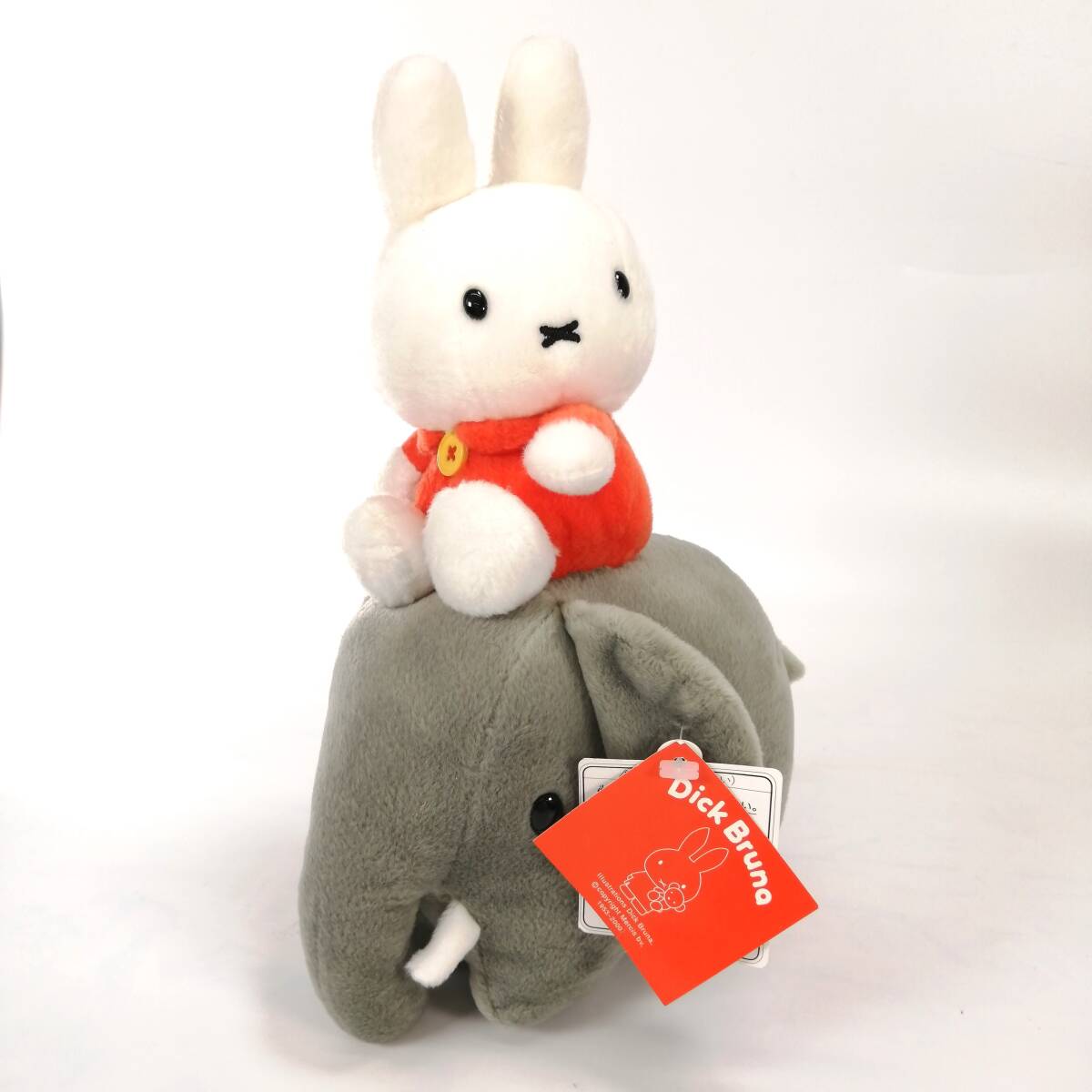 miffy ブルーナ ファミリー ぬいぐるみ ミッフィー ぞう M 全長26.5㎝ ぞう乗り ゾウ セキグチ Dick Bruna拍卖