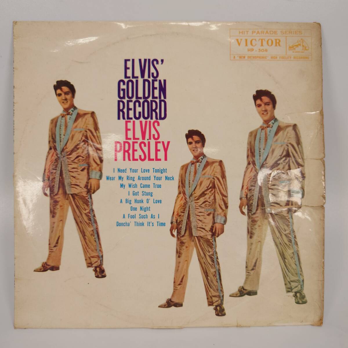 エルヴィス・ゴールデン・レコード VICTOR HP-504 エルビス・プレスリー レコード 10インチ Elvis Presley 拍卖