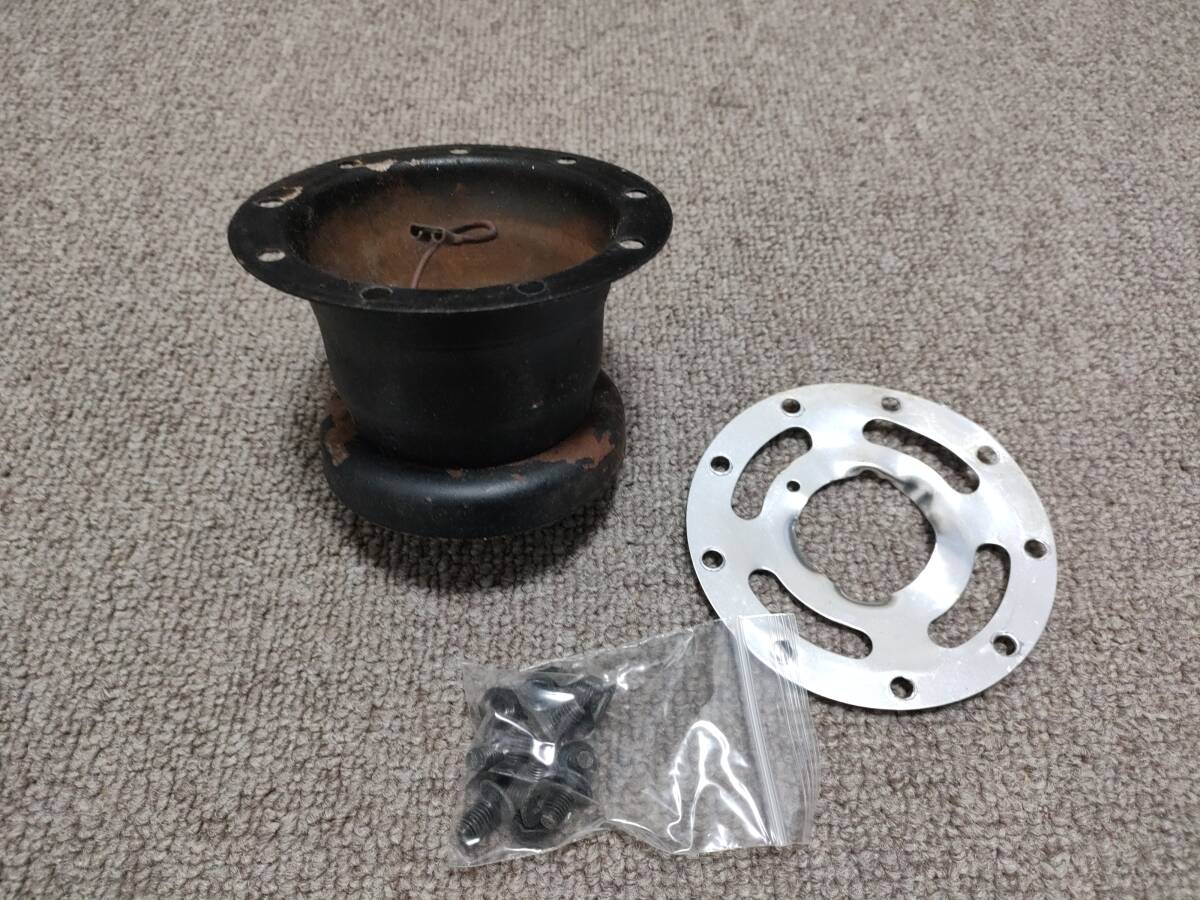 車種不明 フォーミュリング ステアリング ハンドル ボス ジャンク拍卖