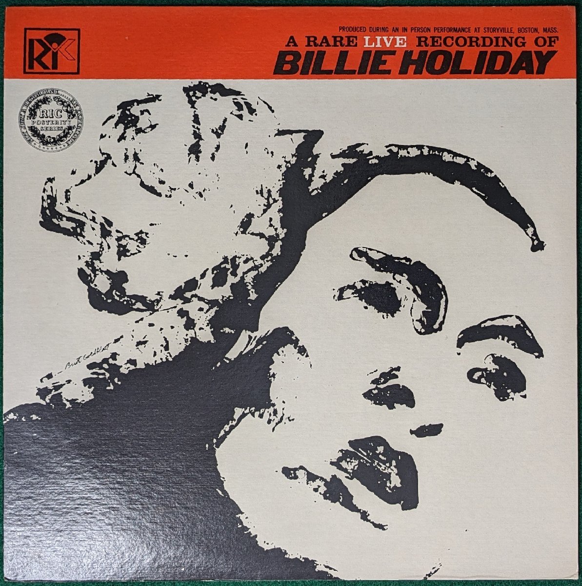 米盤★中古LP「A RARE RECORDING OF BILLIE HOLIDAY / ア・レア・レコーディング・オブ・ビリー・ホリデイ」拍卖