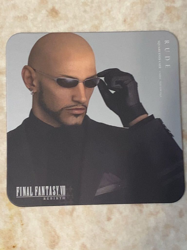 ファイナルファンタジーⅦ リバース スクエニカフェ コラボカフェ ノベルティ コースター ルード FINAL FANTASY Ⅶ REBIRTH FF7R FF7拍卖