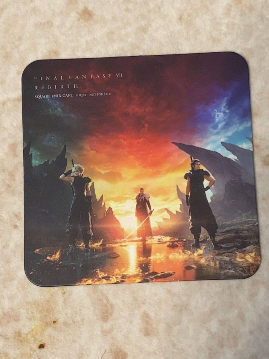 ファイナルファンタジー FF7リバース コースター クラウド セフィロス ザックス スクエニカフェ拍卖