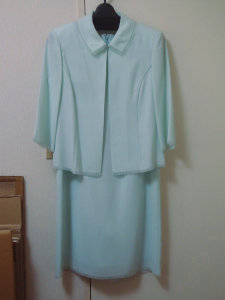 *Courreges* クレージュ ワンピーススーツ・アンサンブル/ベビーブルー拍卖