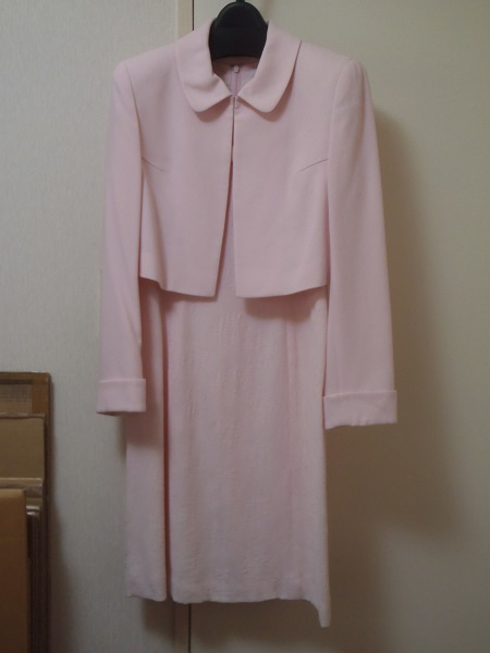 *Courreges* クレージュ ワンピーススーツ・アンサンブル/ピンクフラワー拍卖