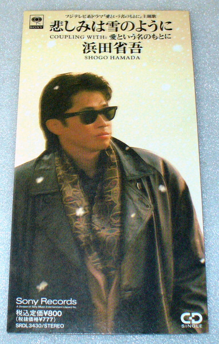 S4浜田省吾 悲しみは雪のように / 愛という名のもとに ドラマ「愛という名のもとに」主題歌拍卖