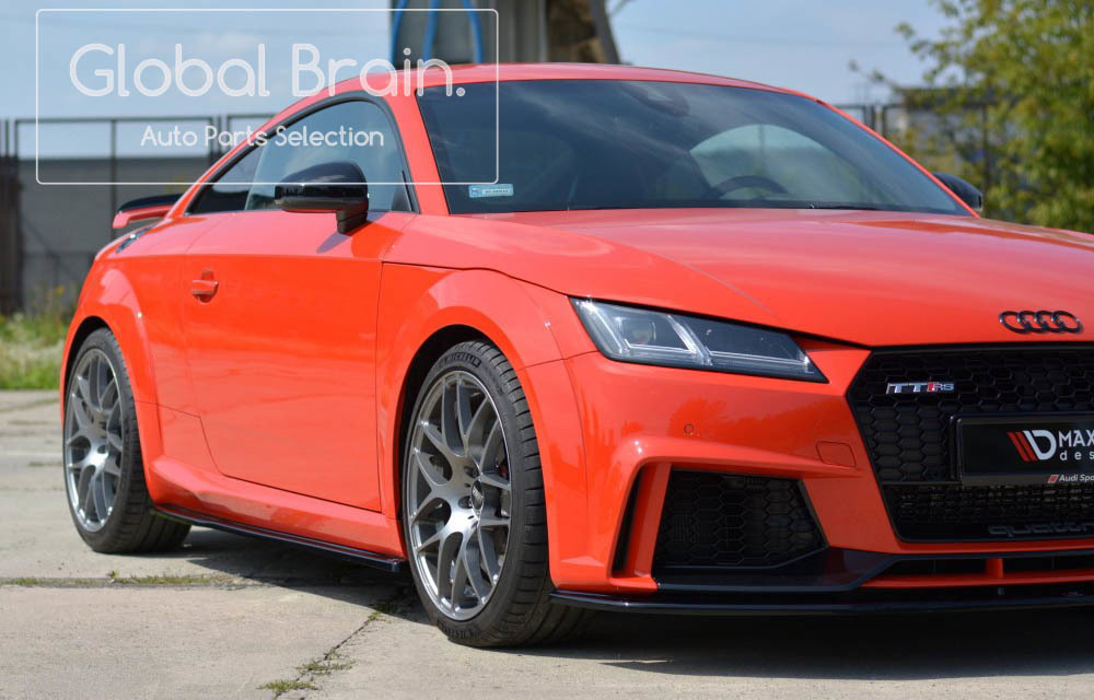 即納 アウディ TT RS 8S サイド スカート カバー スポイラー / スプリッター ディフューザー バンパー アンダー カナード拍卖