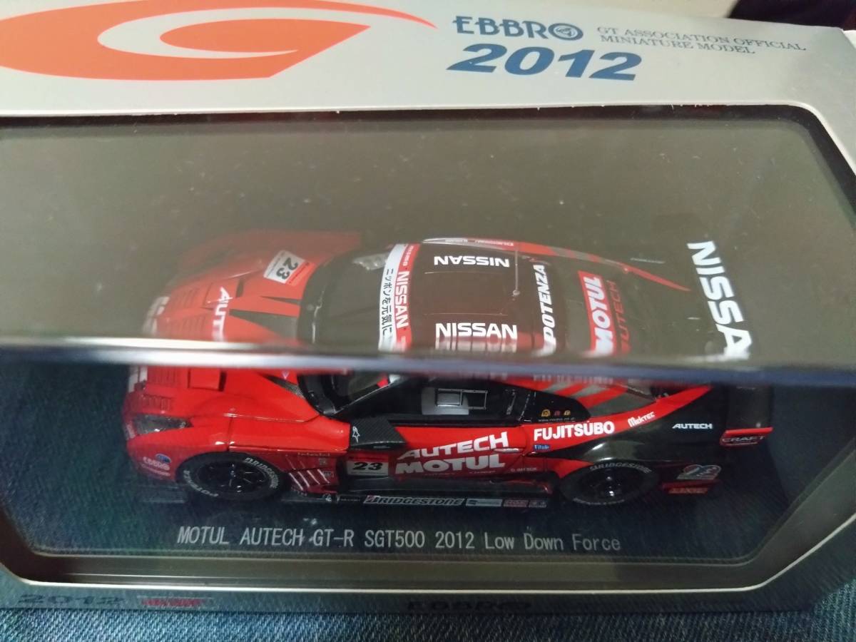 1/43 EBBRO 2012年スーパーGT モチュールオーテックGT-Rローダウンフォース#23 本山哲、M・クルム拍卖