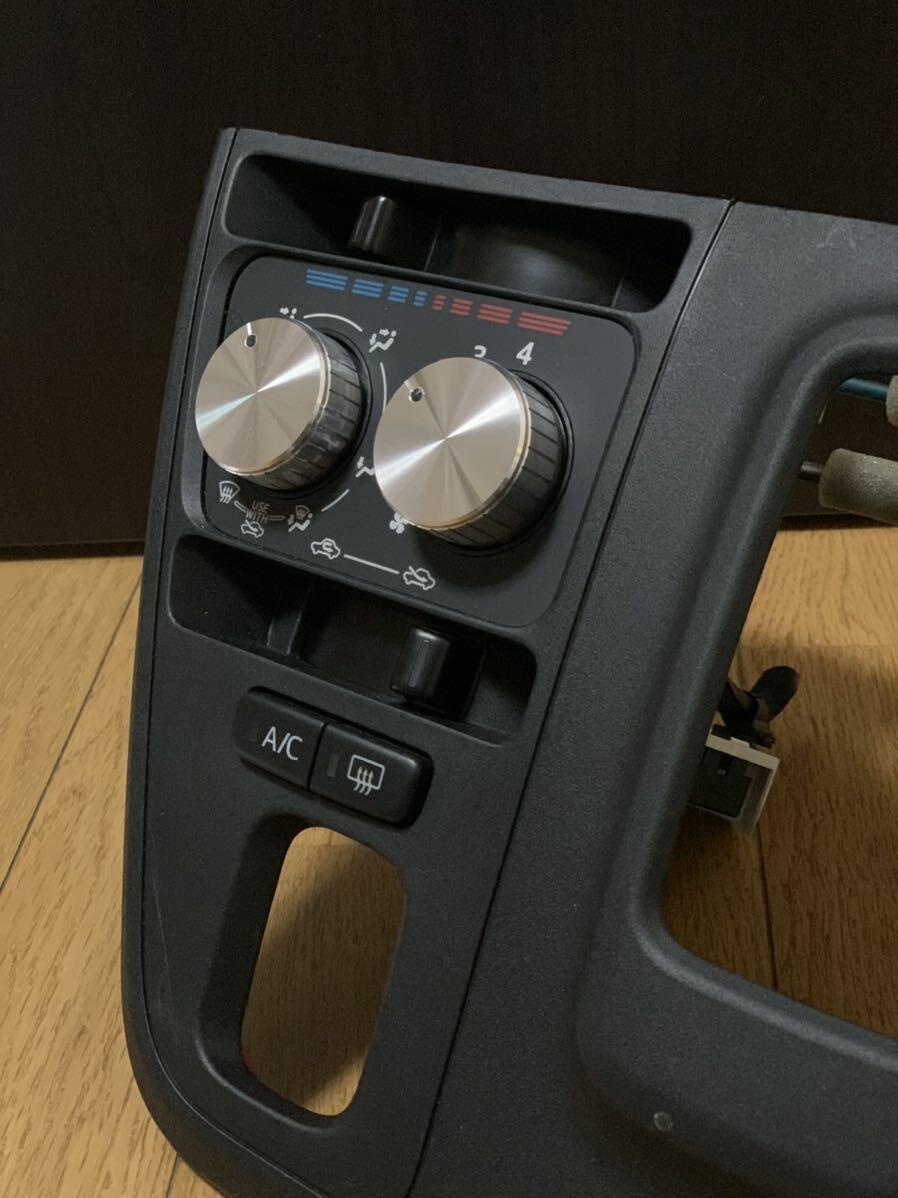 シルバー ダイハツ ハイゼットカーゴ アトレー S700V S710V S331V S321V アルミ エアコンダイヤル スイッチ ノブ ピクシス つまみ カスタム拍卖