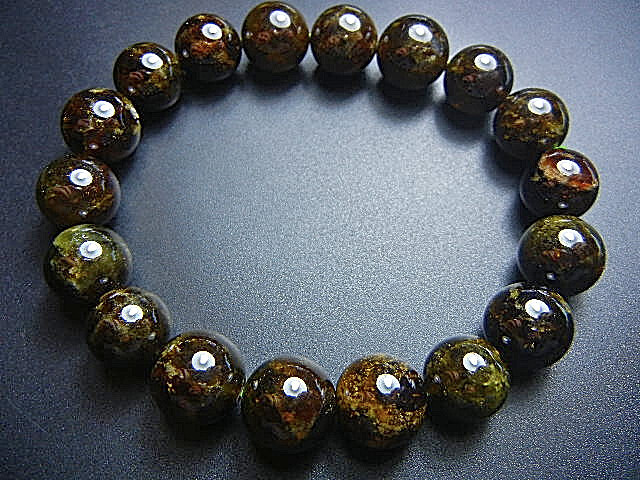 高級天然水晶JFV2727  超極上級美品 グリーンガーネット(ツァボライト) 12.5mm超勧め拍卖