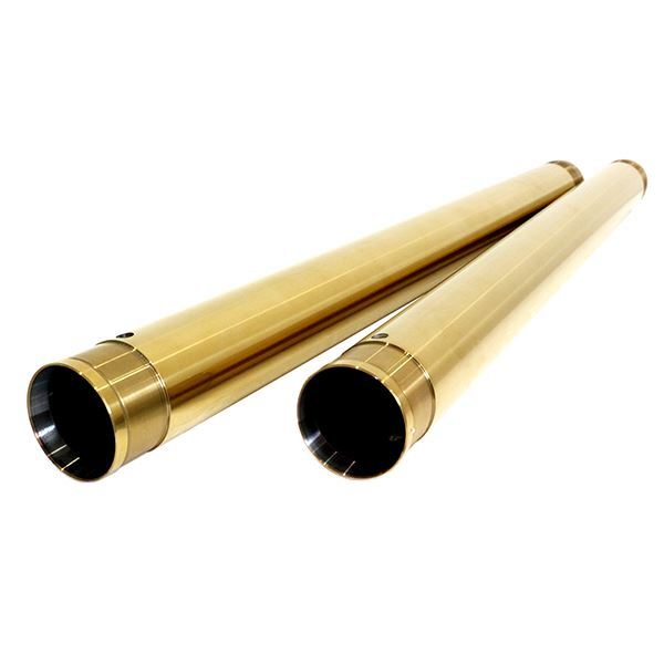 ZXR250 ZXR250R 41mm 純正交換 適合品番 44013-1363-KF 44013-1364-KF フロントフォーク インナーチューブ ゴールド インナーパイプ拍卖