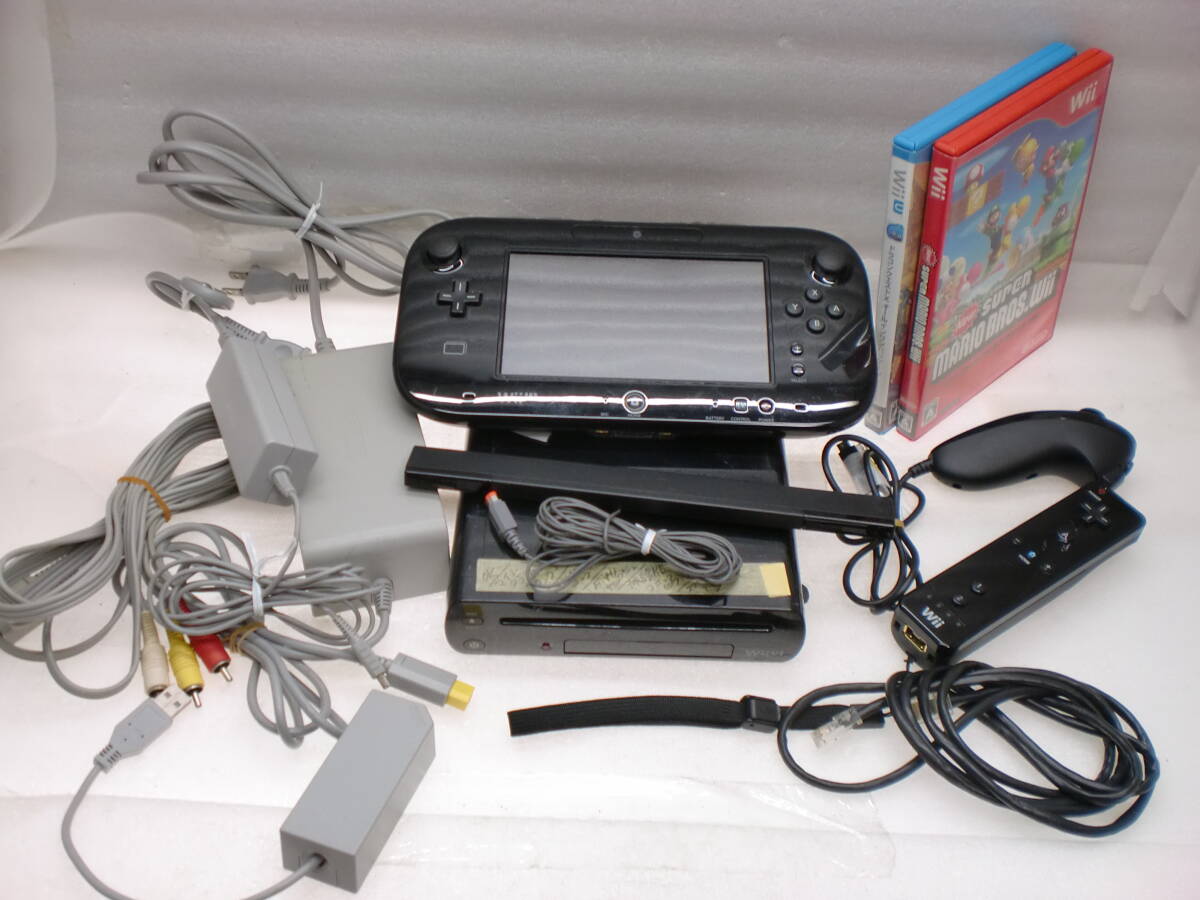 2403031 WiiU本体(32GB)内蔵ソフト マインクラフト タンクタンクタンク Wiiソフト 現状品拍卖