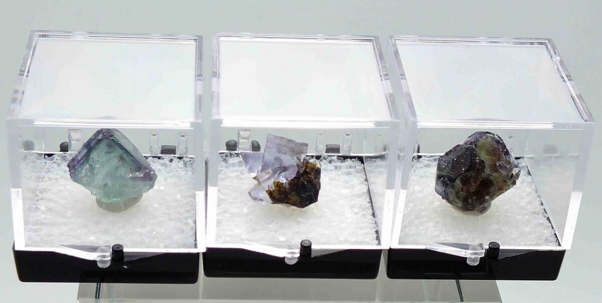 ☆☆ 81. フローライト 蛍石 3個セット オコルス&エロンゴ&イリノイ ☆☆拍卖