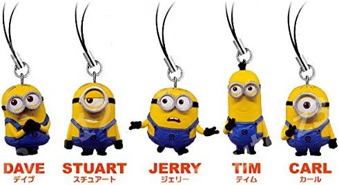 怪盗グルーシリーズ ミニオンストラップ2 全5種セット ミニオンメイド拍卖