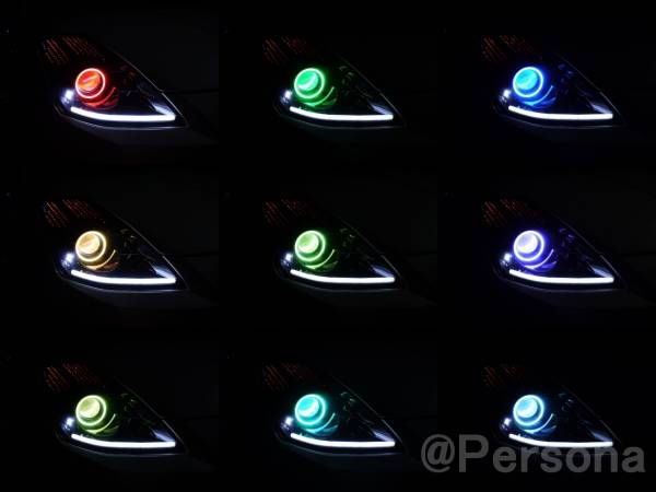COB RGB イカリング 60mm 1個 超高輝度 カラーチェンジ可能 ※定形外は送料無料※ CCFLイカリングやSMDイクラリングより明るい!拍卖