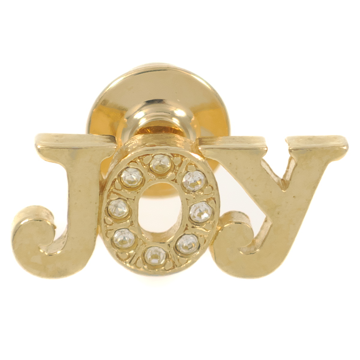 A9667◆【(AVON)】◆ JOY ロゴ クリスマス エイボン ◆ ヴィンテージ タックピン ブローチ ◆拍卖
