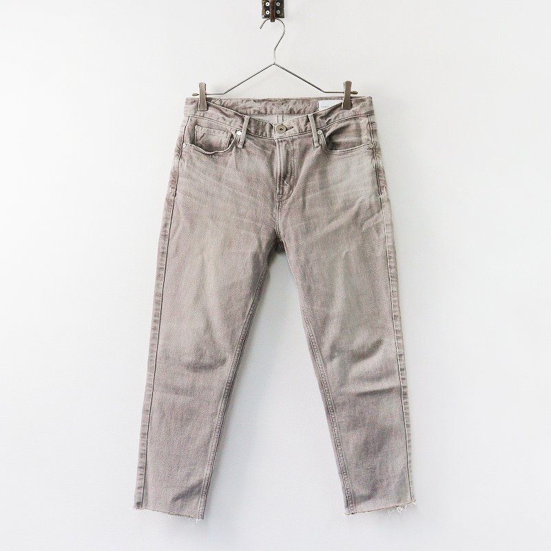 美品 アッパーハイツ upper hights 13G219 THE STELLA スキニーデニムパンツ 26/グレー カットオフ ジーンズ【2400013790475】拍卖