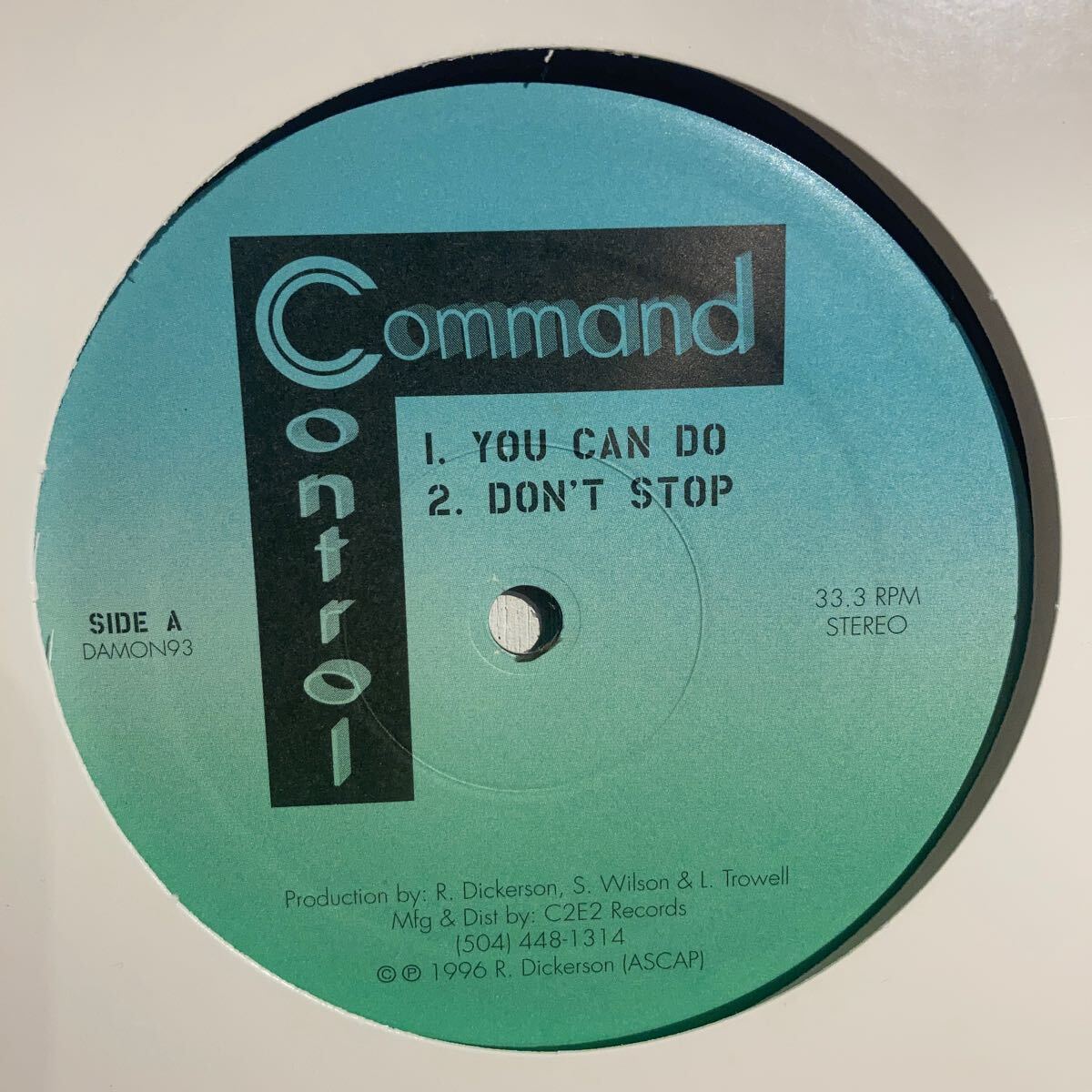 Command Control - You Can Do / Don't Stop / It's Alright / Drug Free拍卖