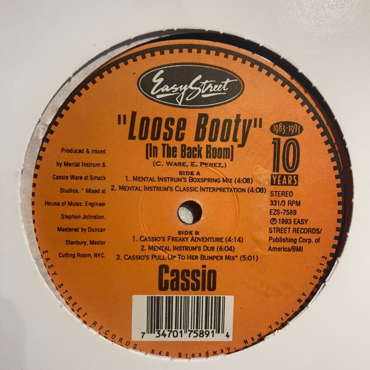 Cassio - Loose Booty (In The Back Room)拍卖