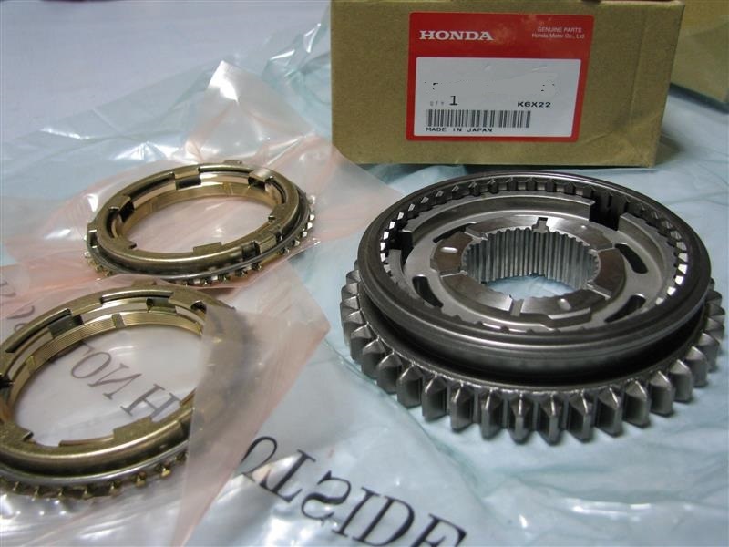 ★ホンダ純正 未使用 シビック FN2 FD2 TypeR インテグラ DC5 シンクロナイザー スリーブセット (1-2) 1 2速用 HONDA CIVIC INTEGRA★拍卖