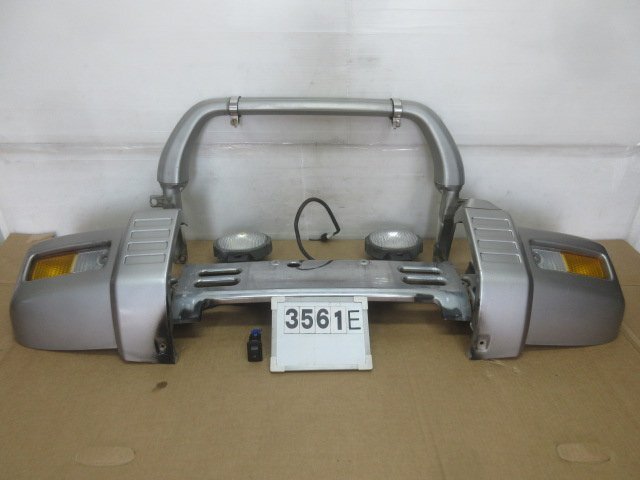 #3561E パジェロミニ 前期 H56A 純正 フロントバンパー フォグランプ A75A26 Xサイズ拍卖