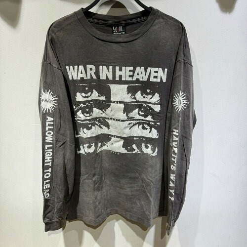 SAINT MICHAEL 21AW EYES WIH L/S TEE XLサイズ SM-A21-0000-024 セントマイケル アイズ 長袖Tシャツ ロンTEE拍卖