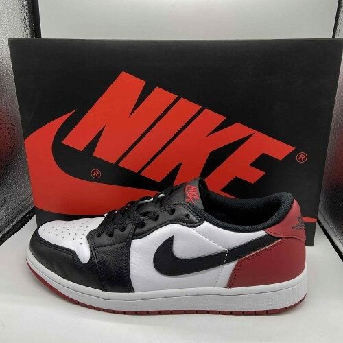 NIKE 2023 AIR JORDAN 1 RETRO LOW OG BLACK TOE 28.5cm CZ0790-106 ナイキ エアジョーダン1拍卖