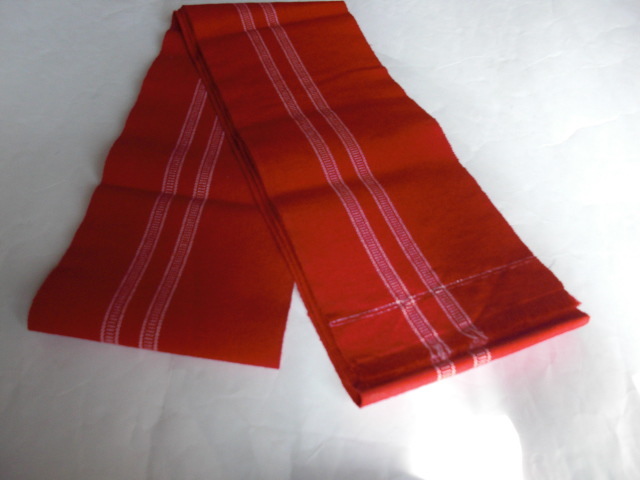 はんはばおび 縞柄半幅帯 2本縞半幅帶 お稽古普段着用半幅帶 蝶結び半幅帯拍卖