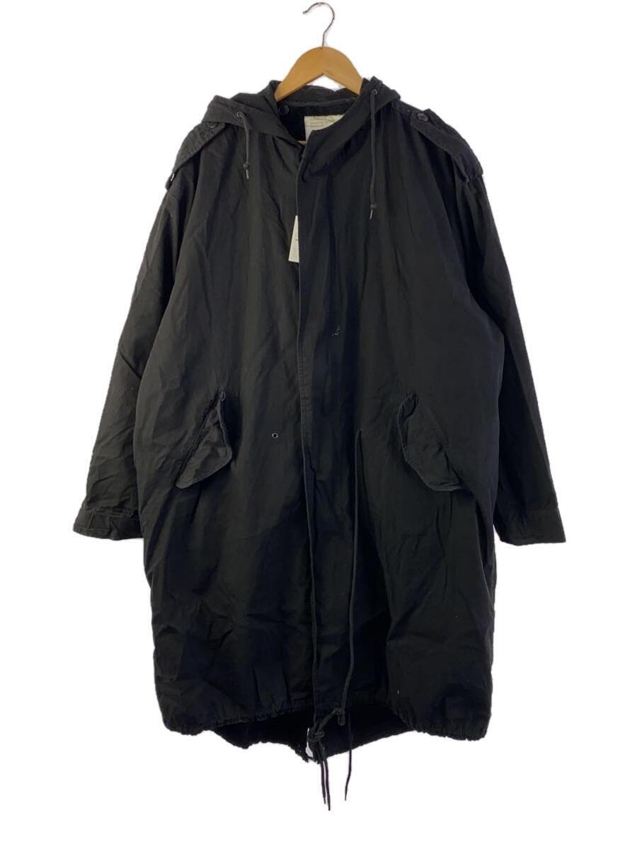 HOUSTON◆モッズコート/M/ポリエステル/BLK/8415-782-3217拍卖