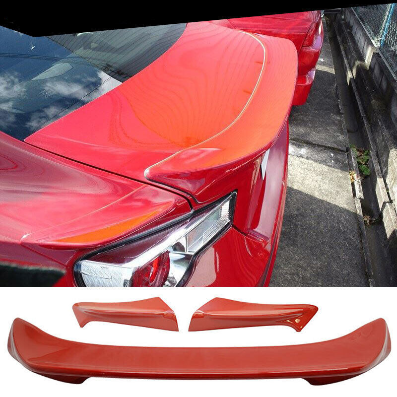 塗装セット#C7P塗装済みトヨタ 86 ZN6 スバル BRZ サイオン FR-S リアトランクスポイラー+リヤサイドスポイラー 拍卖