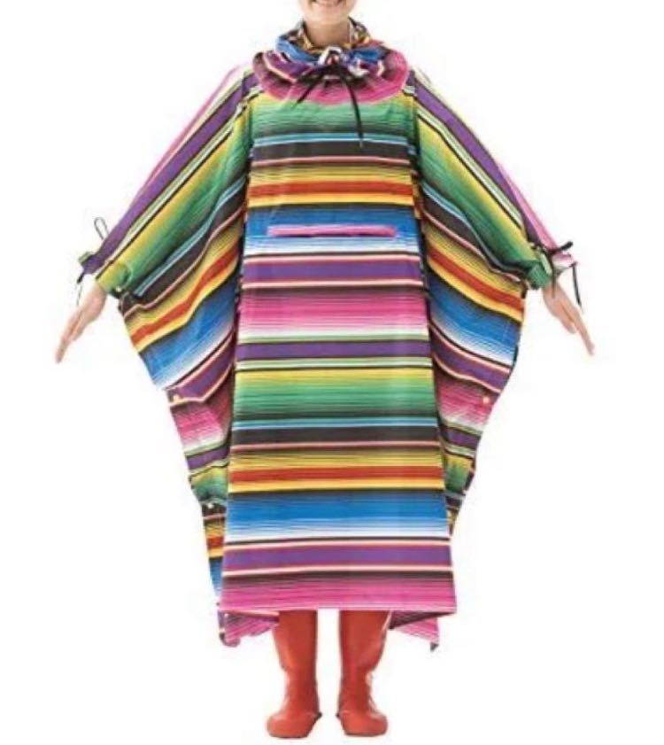 送料無料 新品 LOGOS メモリーズレインポンチョ フェスティバル拍卖