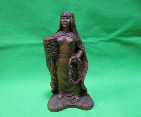 MADE IN HAWAII COCOJOES HAPA WOOD 人形 置物 ハワイ製 ハパウッド ココジョー 刻印 オブジェ 飾り インテリア 木彫り拍卖