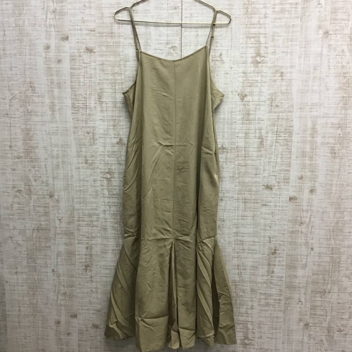 A424◇ROPE' PICNIC|ロぺピクニック マーメイドワンピース ベージュ サイズM拍卖