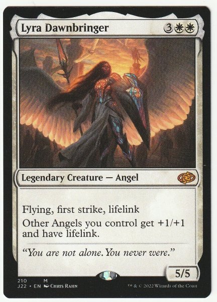 J22 黎明をもたらす者ライラ/Lyra Dawnbringer 英語1枚拍卖