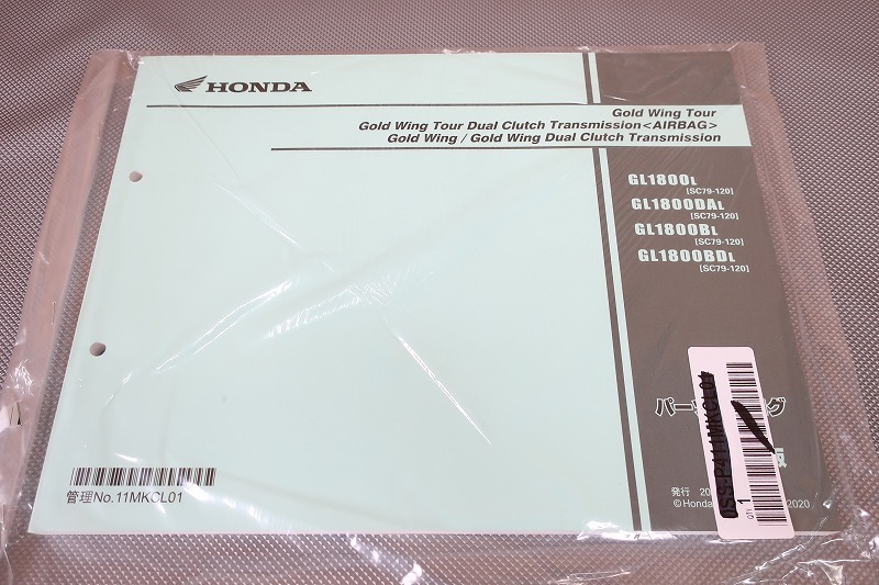 新品即決!ゴールドウイング ツアー/DCT/1版/パーツリスト/GL1800/SC79-120-/パーツカタログ/カスタム・レストア・メンテナンス/193拍卖