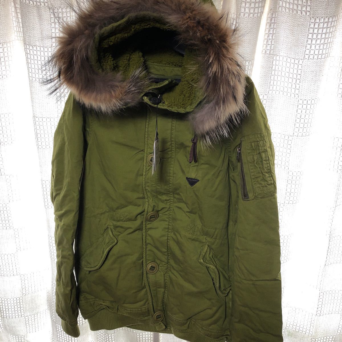 新品人気完売品 ロデオ バックプリントロゴ N-3B M あ拍卖