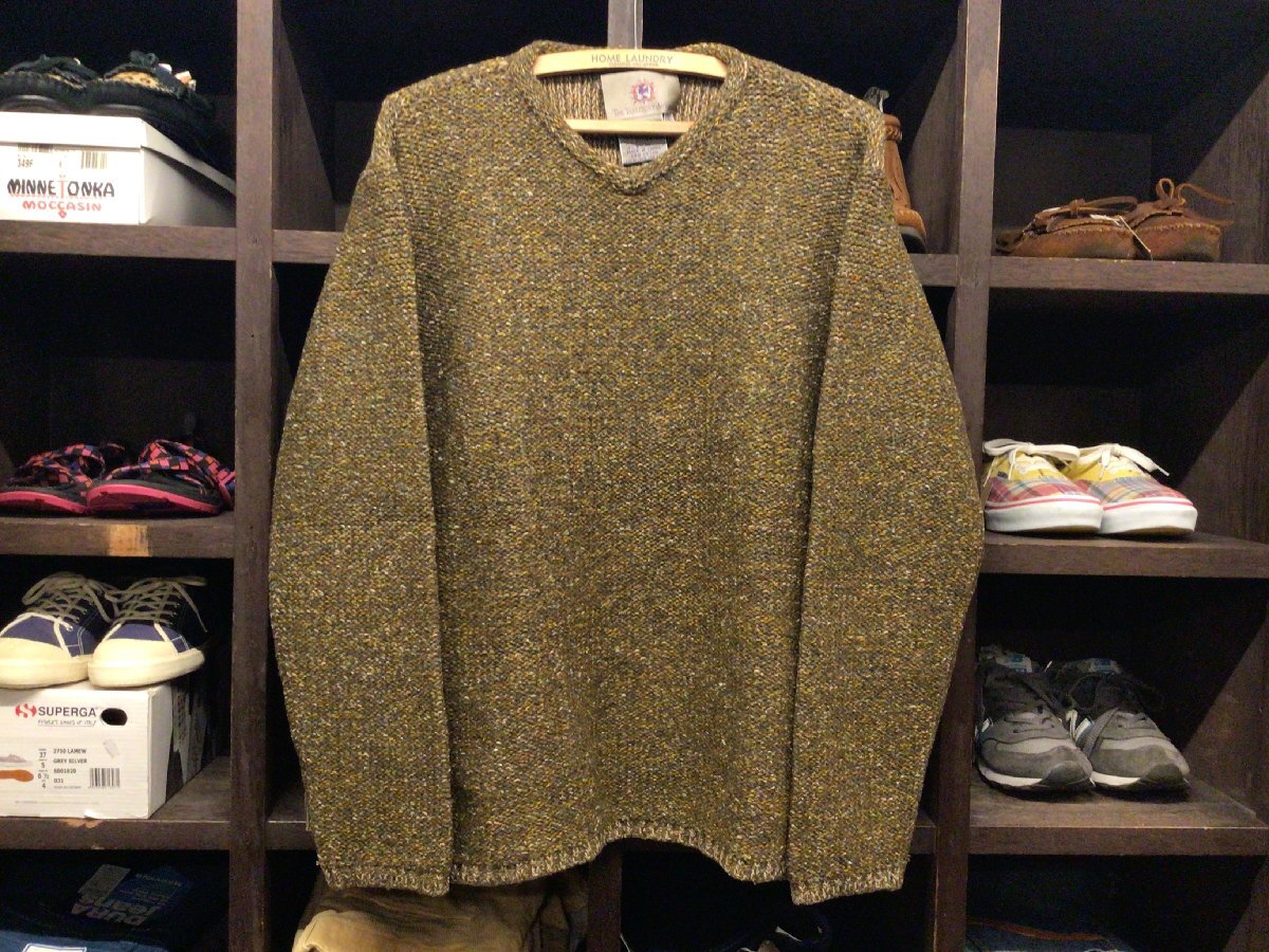 90’S THE TERRITORY AHEAD V NECK KNIT SWEATER SIZE S ザ テリトリー アヘッド ブイ ネック ニット セーター ビンテージ拍卖