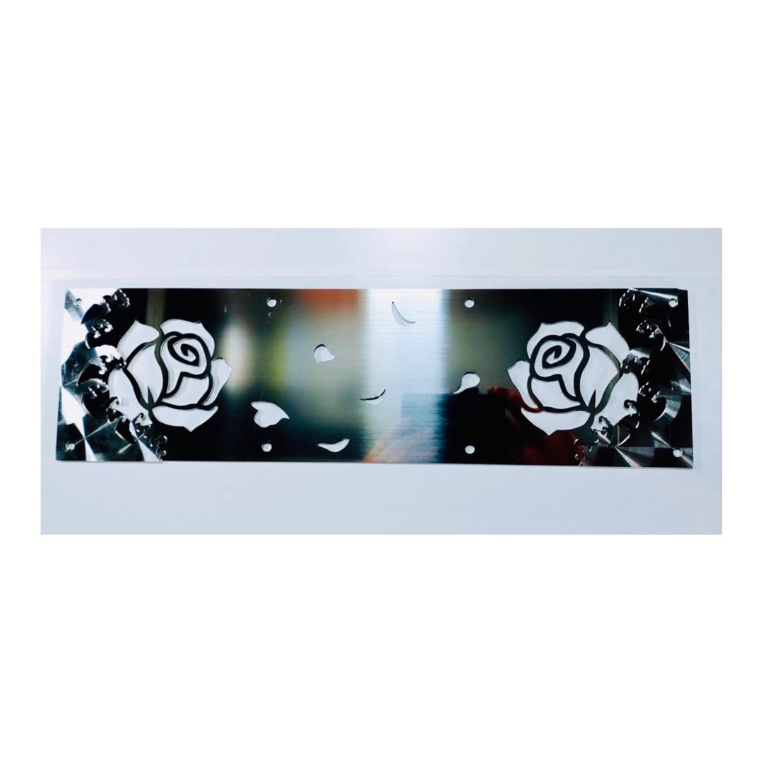 UBN-5 アート 泥除けウェイト 左右セット裏板付き120×430 デコトラ カスタム トラック ステンレス ウロコ アート拍卖