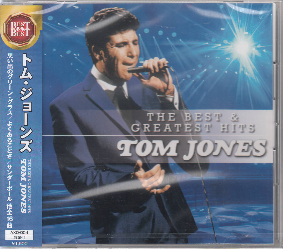 【新品・即決CD】トム・ジョーンズ/ベスト~思い出のグリーン・グラス、よくあることさ、サンダーボール 他16曲拍卖